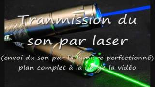 Transmission de son par LASER notre première tentative [upl. by Odawa581]