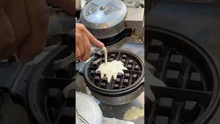 Must Try Korean Banana Waffle  Korean Street Food shortsvideo [upl. by Ailenroc819]