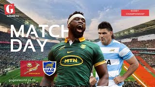 The Springboks Face Argentina In Epic Rugby Championship Finale Mbombela [upl. by Rosabelle795]