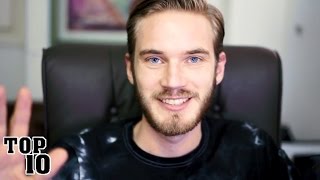 Top 10 PewDiePie Most Viewed Videos [upl. by Naloj430]