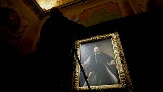 Rare Caravaggio masterpiece shown to public for first time in Rome [upl. by Ender]