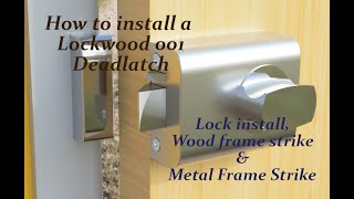 How to Fit a Lockwood 001 Deadlatch [upl. by Ayad]