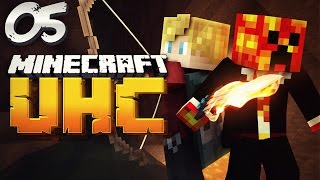 Minecraft YOUTUBER DOUBLE HEALTH UHC  5 Ultra Hard Core w PrestonPlayz amp Lachlan [upl. by Nilrak]