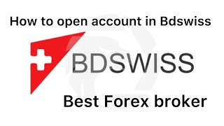 How to create a BDSWISS account  how to open new account  Bdswiss account registration [upl. by Annairt]