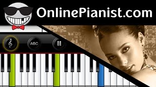 How to play Empire State of Mind by Alicia Keys  Piano Tutorial [upl. by Inava]