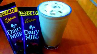 Chocolate milkshakedairymilk chocolate milkshake [upl. by Eenar]