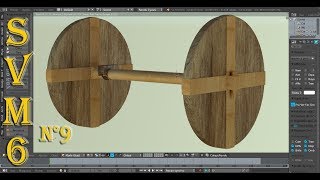 Modéliser Objets Médiévaux Tutoriel français SVM6 N°9 Une Charrette [upl. by Enahpets]