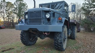 Mounting 39585R20s on a M35a2 deuce and a half [upl. by Berke]