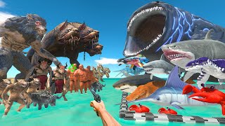 FPS Avatar Rescues Sea Monsters and Fights Fantasy  Animal Revolt Battle Simulator [upl. by Aenel]