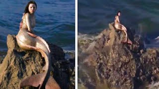 Mans Drone Camera Caught Something Terrifying on the Beach [upl. by Malvina]