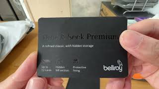 Bellroy HIDE amp SEEK HI PREMIUM 銀包開箱 錢包 銀包 wallet bellroy 澳洲 [upl. by Pincas]