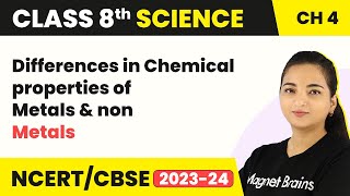 Metals and Nonmetals Class 8 Science  Physical Properties of Metals and Nonmetals [upl. by Badger]