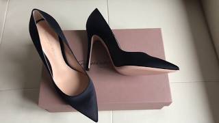 Gianvito Rossi Heels Unboxing [upl. by Oniotna761]