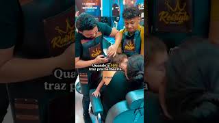 Barbearia Barbeiro Corte Barba Cabelo shorts viral trending tutorial vlog review [upl. by Eessac]