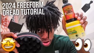 2024 FREEFORM DREAD TUTORIAL🏝️😱‼️ [upl. by Anyaj512]