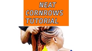 feed in cornrows for beginners feed in step by step tutorial [upl. by Balac807]