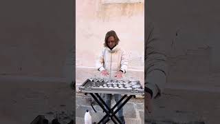 Crystallophone  Glass Harp Music ytshorts music travel italy water inspiration [upl. by Eirret]