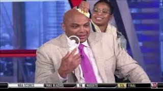 Charles Barkley begins the show dying of laughter [upl. by Acilejna]