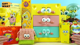 Creative Spongebob Squarepants and Squidward ASMR Full Relaxation Unboxing 【 GiftWhat 】 [upl. by Halik]