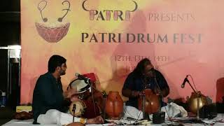 Kalabhairavastakam  240 BPM in TRIPLETS Ghatam Karthick amp Sarvesh Karthick  Patri Drum Fest [upl. by Free]