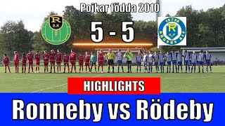 RÖDEBY VS RONNEBY 55 HIGHLIGHTS POJKAR FÖDDA 2010 [upl. by Nitnilc]