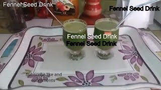 Drink Fennel Seed Water Everyday amp This Will Happen To YouHow To Make Saunf Sharbat Recipe In Hindi [upl. by Ttoille]