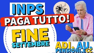 Pagamenti INPS fine settembre Assegno Unico ADI NASpI  Ecc [upl. by Opportuna712]