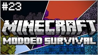 Minecraft Modded Survival Lets Play Ep 23  Call of the Watcher [upl. by Nylleoj219]