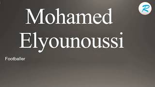 How to pronounce Mohamed Elyounoussi [upl. by Schoenberg]