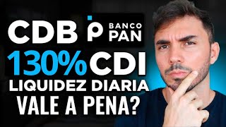 BANCO PAN 130 CDI Poupa Pan até 250 mil reais com liquidez diária [upl. by Egap219]