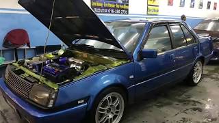 Saga 4G93 sohc to dohc by Zaki Spec ZL raceworks [upl. by Edijabab]