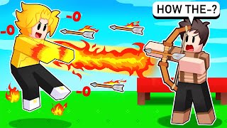 I Secretly CHEATED As A FIRE GOD Roblox Bedwars [upl. by Blas890]