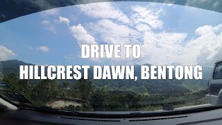 Drive to Hillcrest Dawn Bentong in Pahang 4K HD [upl. by Krasner556]