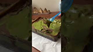 Viral Dubai Chocolate Kunafa Cake  Blaban Haba Cake [upl. by Ariahay]