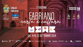 Comune di Fabriano Carta è Cultura 2nd Edition  UNESCO [upl. by Asaph]