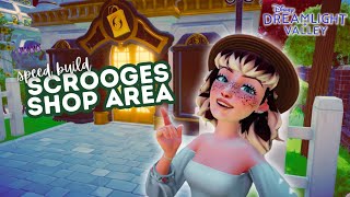 Building Scrooge the Perfect Shop Area  Speed Build  Disney Dreamlight Valley [upl. by Schrader214]