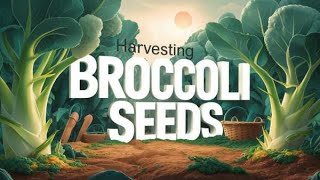 Saving Broccoli Rapini or Broccolini Seeds [upl. by Guntar]