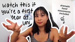 UNIVERSITY 101 ☕️ aka usyd student gives unsolicited advice to first year students [upl. by Ssalguod]