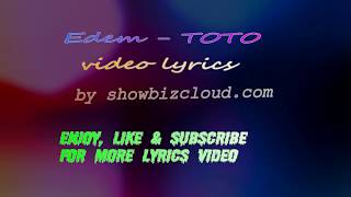 Edem – Toto Official Lyrics Video [upl. by Aihtak103]