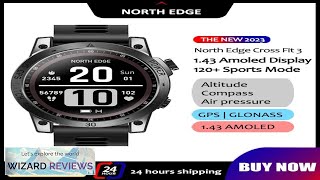 NORTH EDGE 2023 New GPS Watches Men Sport Smart Watch HD AMOLED Review [upl. by Halvaard]