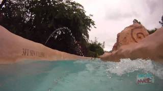 Roas Rapids fast lazy river POV at Aquatica SeaWorld Orlando [upl. by Lepley]