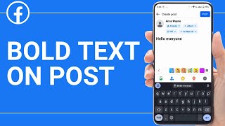 How To Bold Text On A Facebook Post [upl. by Mairhpe629]