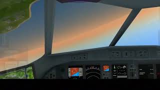 Gol 1907 turboprop flight simulator recreation [upl. by Ilam]