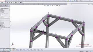 Structural Member Design and Simulation with SolidWorks [upl. by Alanah382]