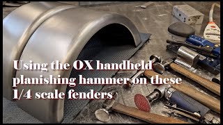 Making fenders from scratch and testing the OX planishing hammer [upl. by Modesty]