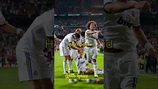 Real Madrid Song Celebrating Legendary Players Through Song [upl. by Thorlie258]