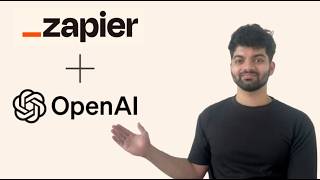 How To Use Zapier Automation with ChatGPT Beginners Tutorial [upl. by Ahso]