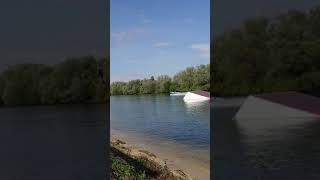 Tallington lakes Lincolnshire water ski jump [upl. by Finegan]