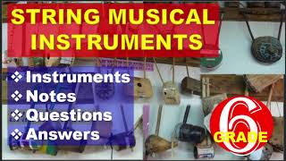 STRING MUSICAL INSTRUMENTS IN KENYA GRADE 6  CBC KENYA [upl. by Euqinot]