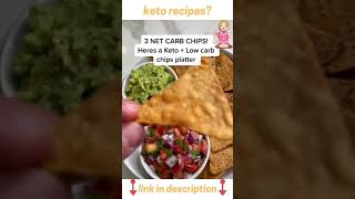 low carb Chips keto recipes 🤤shorts [upl. by Lenrad]